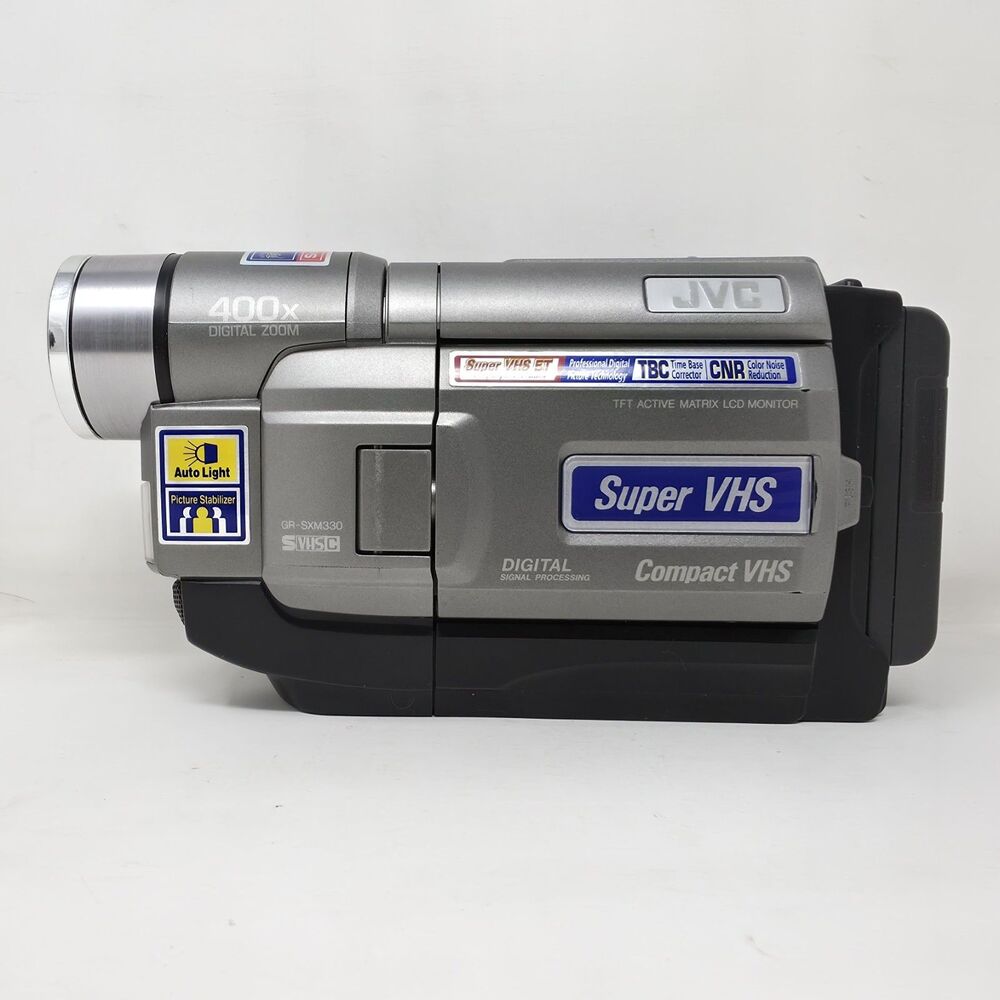 JVC GR-SXM330U Compact Super VHS Camcorder 400X Digital Zoom UNTESTED FOR PARTS